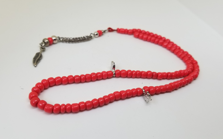 MERCAN TAŞINDAN MAMUL ANTİKA NAMAZ TESPİHİ