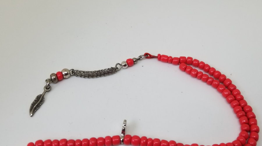 MERCAN TAŞINDAN MAMUL ANTİKA NAMAZ TESPİHİ