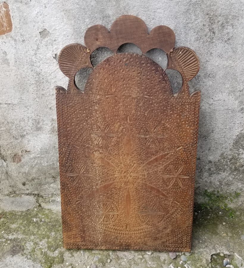 TAMAMI İŞLEMELİ OSMANLI DÖNEMİ BÜYÜK BOY NADİR AYNA