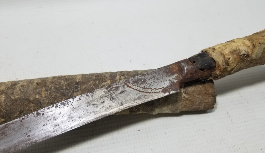 ORİJİNAL KININDA OSMANLI DÖNEMİ BAŞIBOZUK KILICI - EFE YATAĞANI