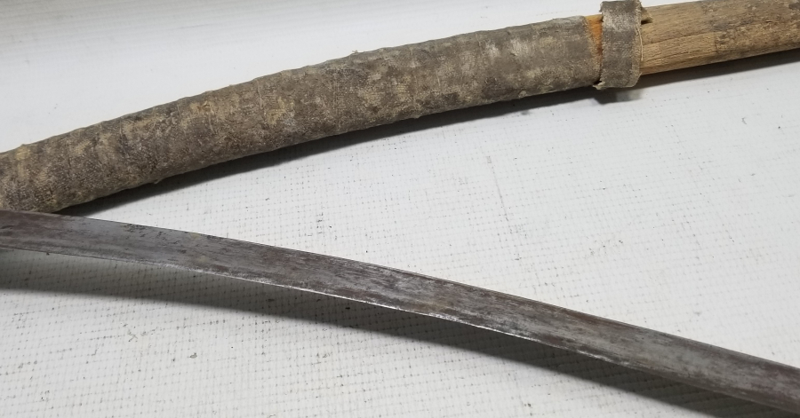 ORİJİNAL KININDA OSMANLI DÖNEMİ BAŞIBOZUK KILICI - EFE YATAĞANI