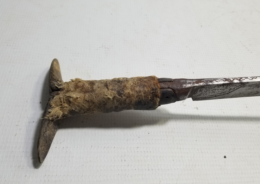 ORİJİNAL KININDA OSMANLI DÖNEMİ BAŞIBOZUK KILICI - EFE YATAĞANI