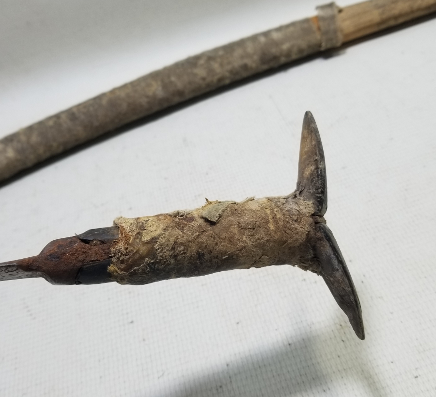 ORİJİNAL KININDA OSMANLI DÖNEMİ BAŞIBOZUK KILICI - EFE YATAĞANI