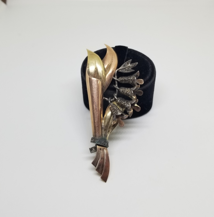 OSMANLI DÖNEMİ ELMAS TAŞLI ALTIN BROŞ