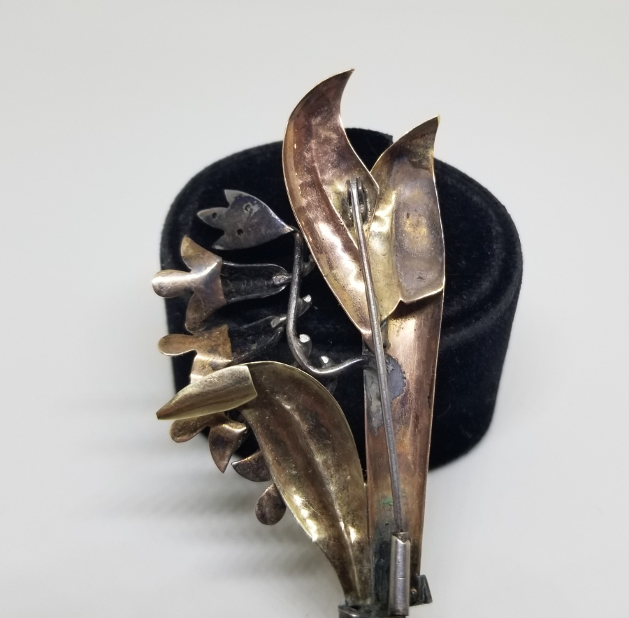 OSMANLI DÖNEMİ ELMAS TAŞLI ALTIN BROŞ