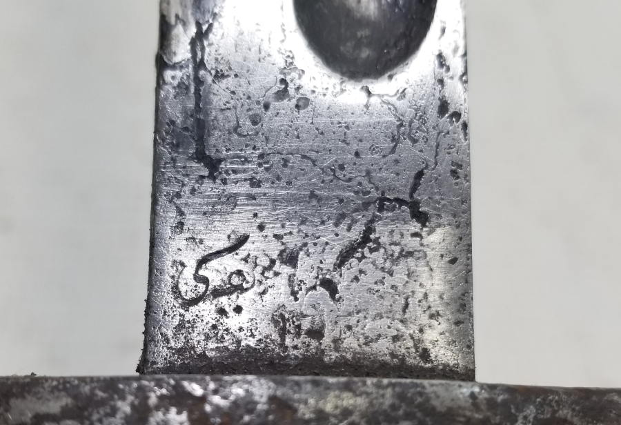 1. DÜNYA SAVAŞI DÖNEMİ OSMANLICA YAZILI VE AY YILDIZ FİGÜRLÜ TOPÇU SÜNGÜSÜ