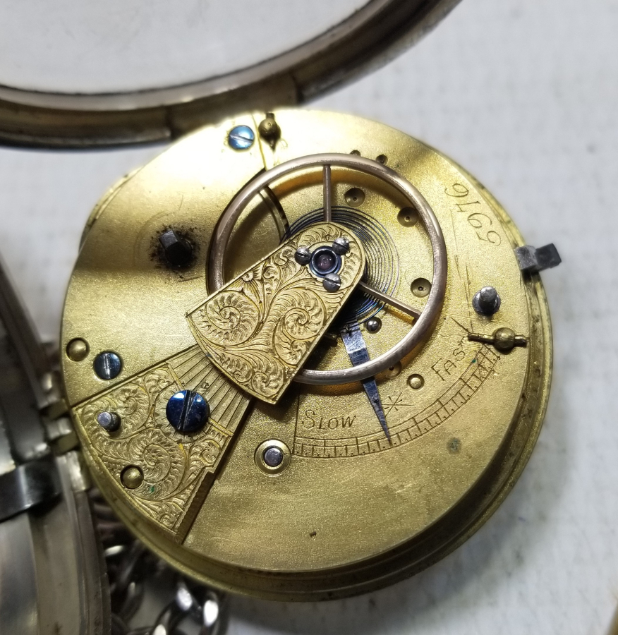 NADİR TİPTE GÜMÜŞ KASA YARIM PRİOR CEP SAATİ