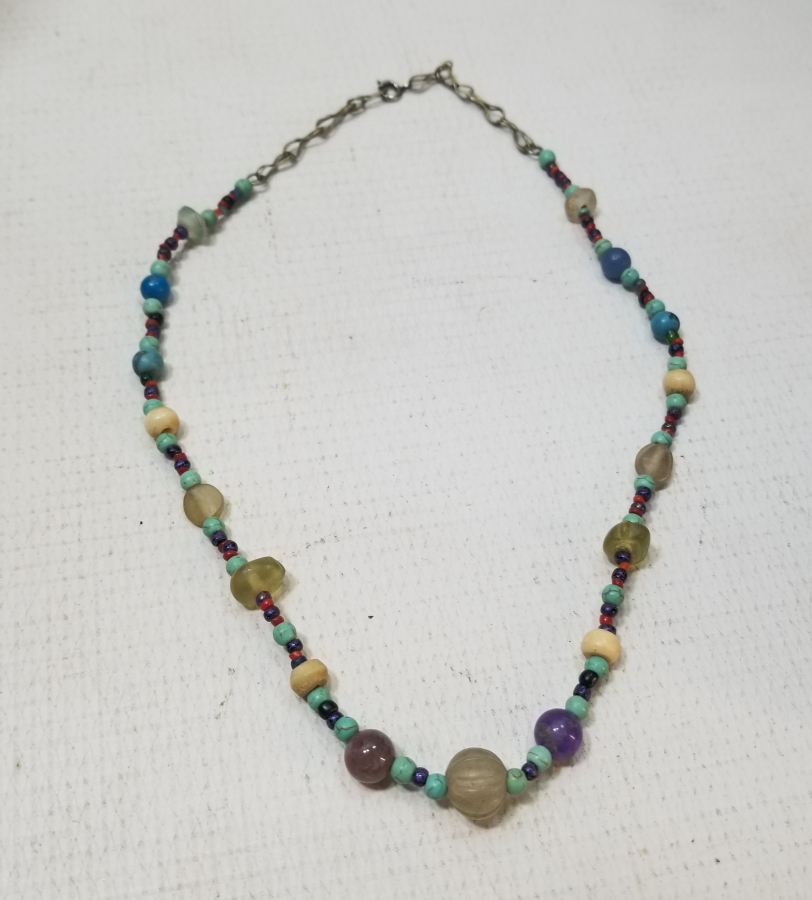 OSMANLI DÖNEMİ DOĞAL TAŞ BONCUKLARDAN YAPILMIŞ GERDANLIK