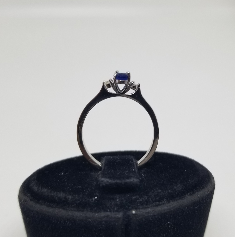 SAFİR VE PIRLANTA TAŞLI ÖZEL YAPIM YÜZÜK