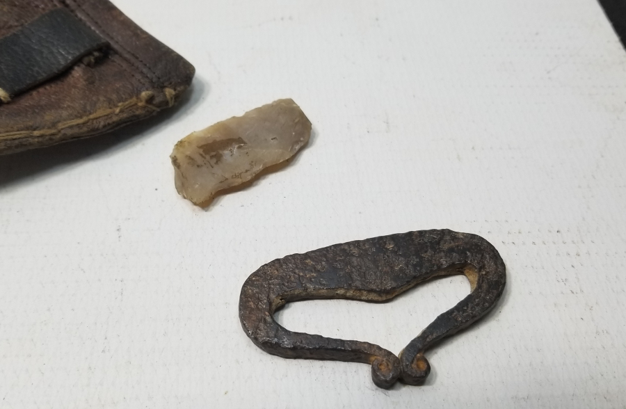 ORİJİNAL DERİ KILIFINDA OSMANLI DÖNEMİ KAV ÇAKMAĞI