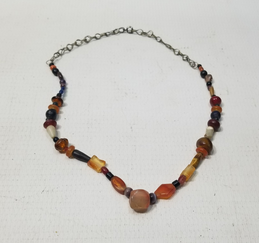 OSMANLI DÖNEMİ DOĞAL TAŞ BONCUKLARDAN YAPILMIŞ GERDANLIK