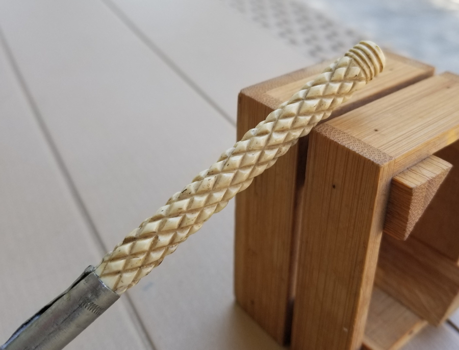 İSTİKLAL MARŞI YAZILI FİLDİŞİ SAPLI VE OSMANLICA YAZILI NADİR KAMA