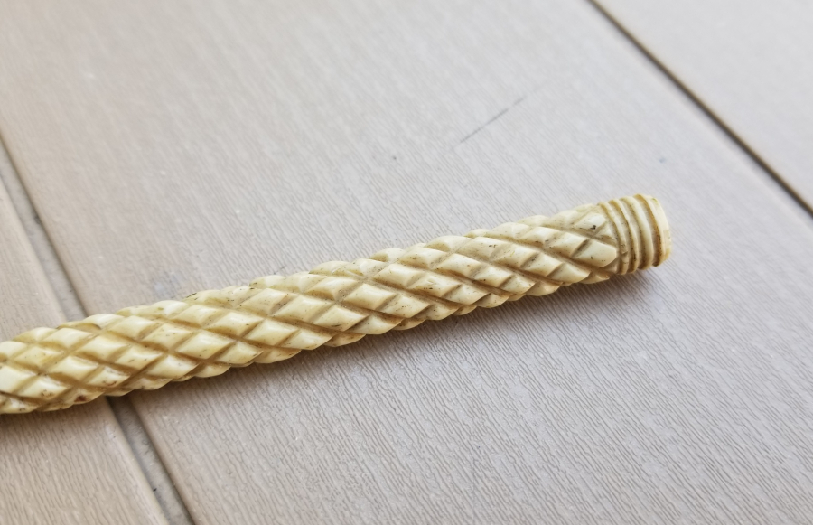 İSTİKLAL MARŞI YAZILI FİLDİŞİ SAPLI VE OSMANLICA YAZILI NADİR KAMA