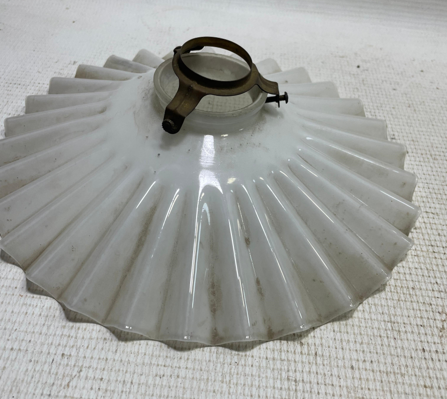 OSMANLI DÖNEMİ CAM OPALİN LAMBA TACI