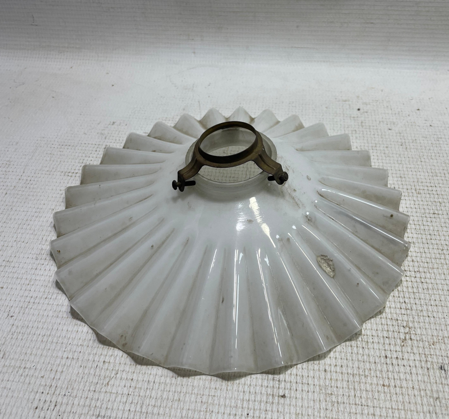 OSMANLI DÖNEMİ CAM OPALİN LAMBA TACI