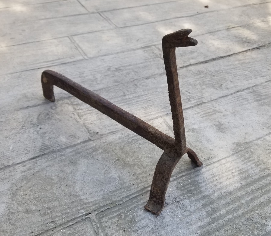 OSMANLI DÖNEMİ HAYVAN FORMUNDA YAPILMIŞ TEKKE İŞİ ODUN EŞEĞİ - ODUN TUTMACI