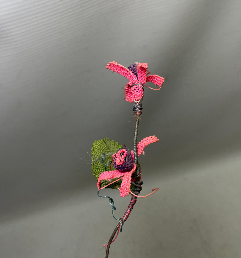 OSMANLI DÖNEMİ İĞNE OYALI KOZAK YÖRESİ NADİR GELİN ÇİÇEĞİ