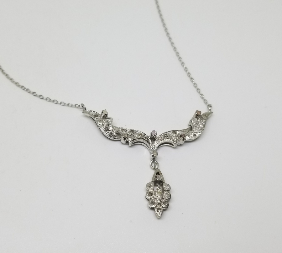 PIRLANTA TAŞLI ÖZEL YAPIM GERDANLIK