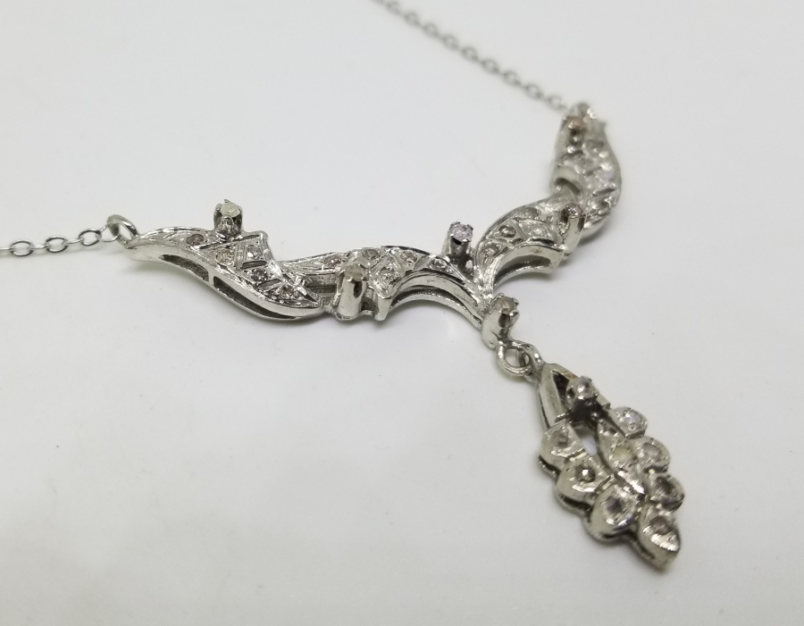 PIRLANTA TAŞLI ÖZEL YAPIM GERDANLIK