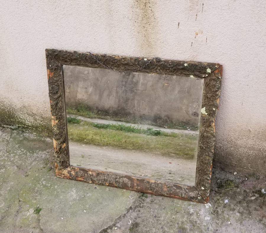 OSMANLI DÖNEMİ NADİR EDİRNEKARİ BÜYÜK BOY AYNA