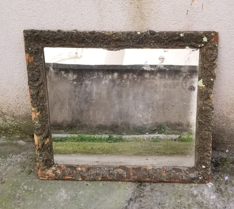 OSMANLI DÖNEMİ NADİR EDİRNEKARİ BÜYÜK BOY AYNA