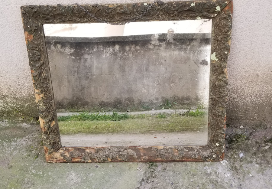 OSMANLI DÖNEMİ NADİR EDİRNEKARİ BÜYÜK BOY AYNA