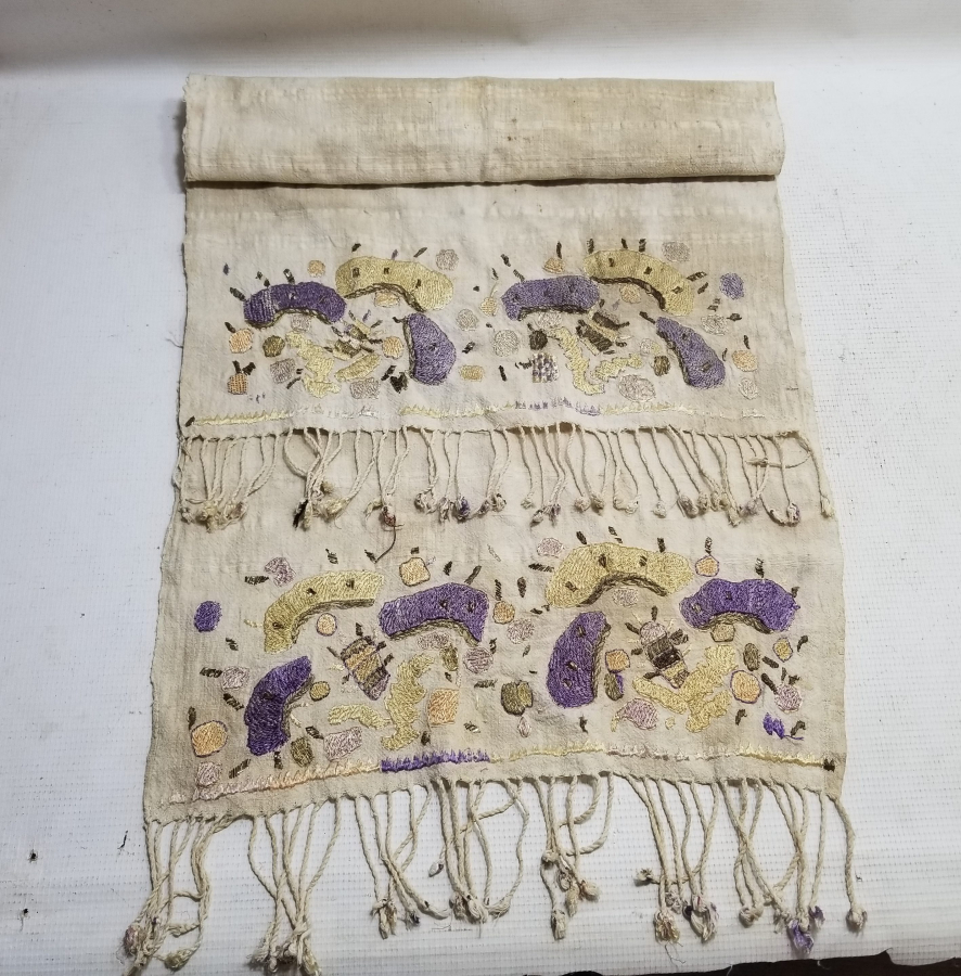 OSMANLI DÖNEMİ SIRMA İŞÇİLİKLİ HESAP İŞİ YAĞLIK