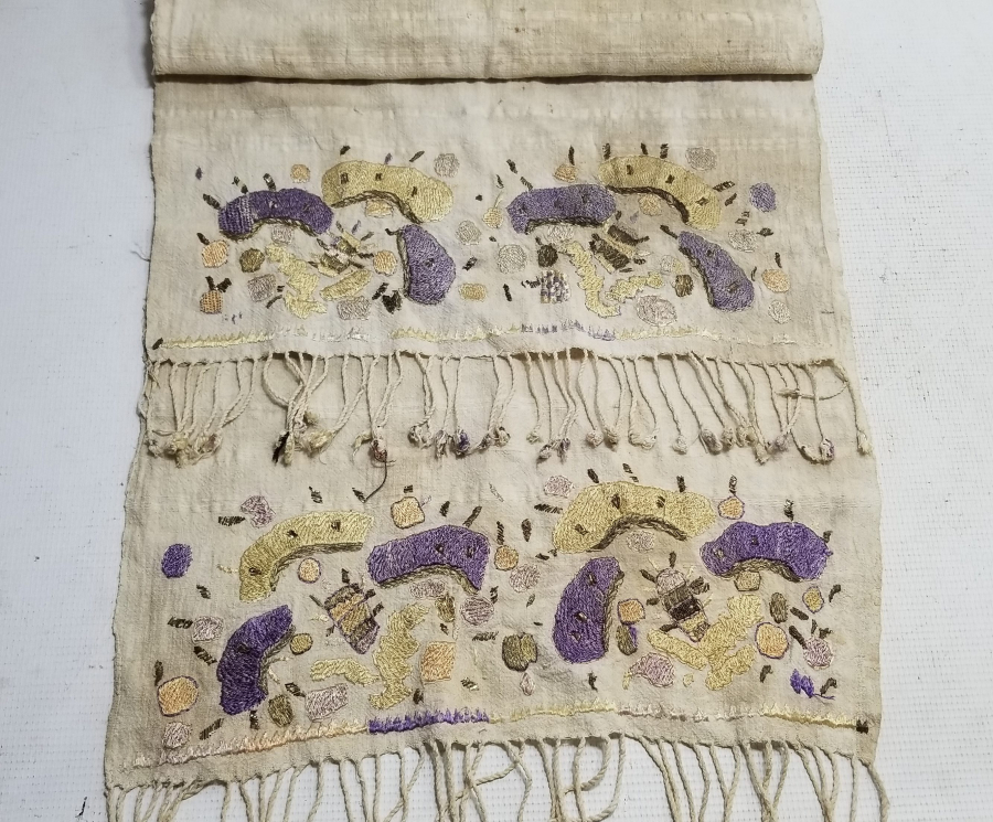 OSMANLI DÖNEMİ SIRMA İŞÇİLİKLİ HESAP İŞİ YAĞLIK