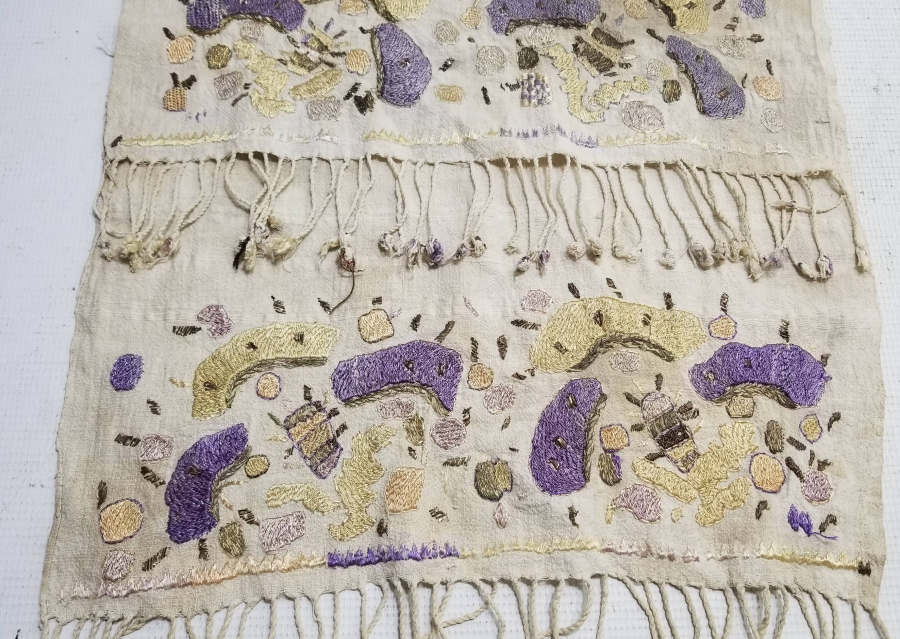 OSMANLI DÖNEMİ SIRMA İŞÇİLİKLİ HESAP İŞİ YAĞLIK