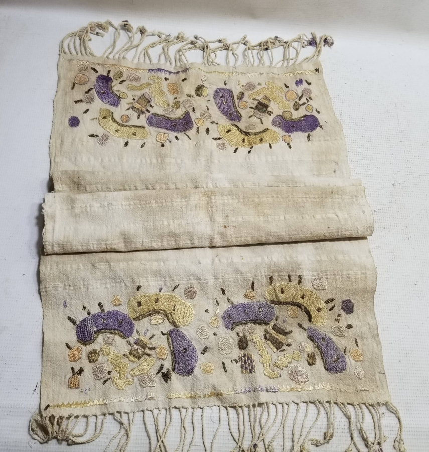 OSMANLI DÖNEMİ SIRMA İŞÇİLİKLİ HESAP İŞİ YAĞLIK