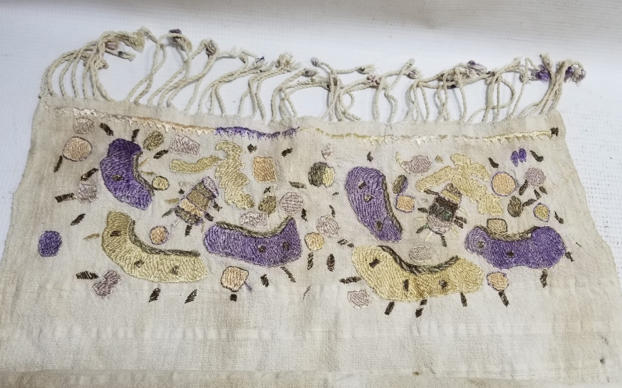 OSMANLI DÖNEMİ SIRMA İŞÇİLİKLİ HESAP İŞİ YAĞLIK