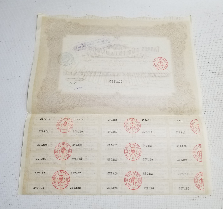 1920 YILI HİSSE SENEDİ