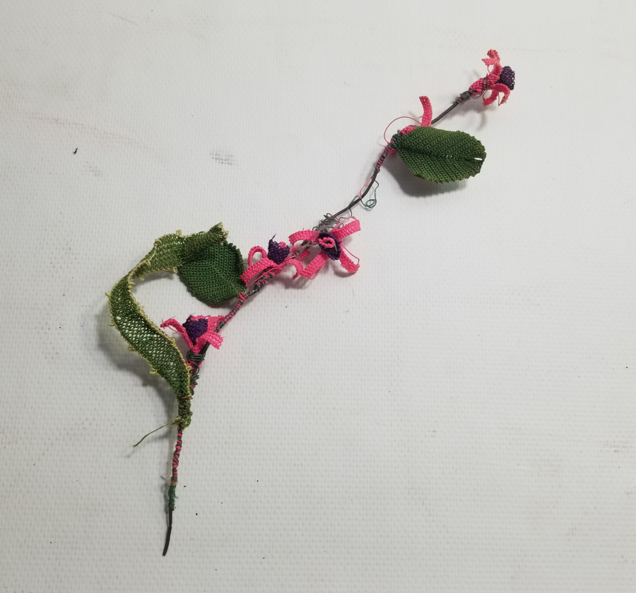 OSMANLI DÖNEMİ İĞNE OYALI KOZAK YÖRESİ NADİR GELİN ÇİÇEĞİ