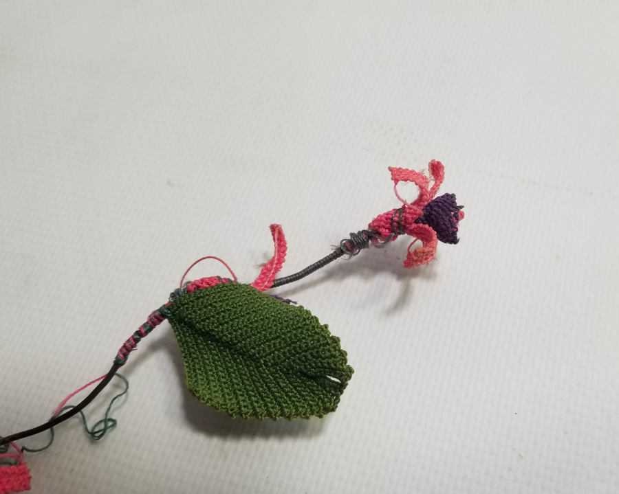 OSMANLI DÖNEMİ İĞNE OYALI KOZAK YÖRESİ NADİR GELİN ÇİÇEĞİ