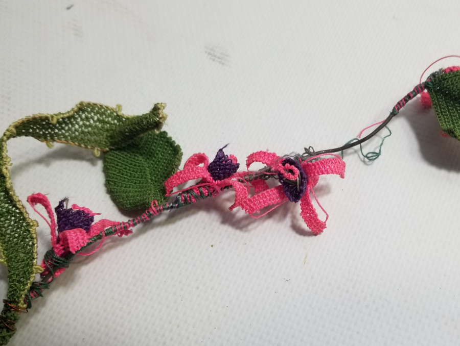 OSMANLI DÖNEMİ İĞNE OYALI KOZAK YÖRESİ NADİR GELİN ÇİÇEĞİ