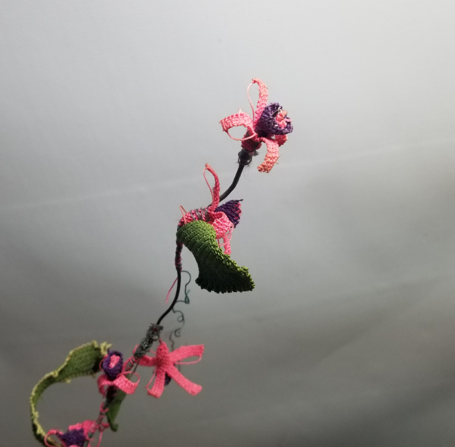 OSMANLI DÖNEMİ İĞNE OYALI KOZAK YÖRESİ NADİR GELİN ÇİÇEĞİ