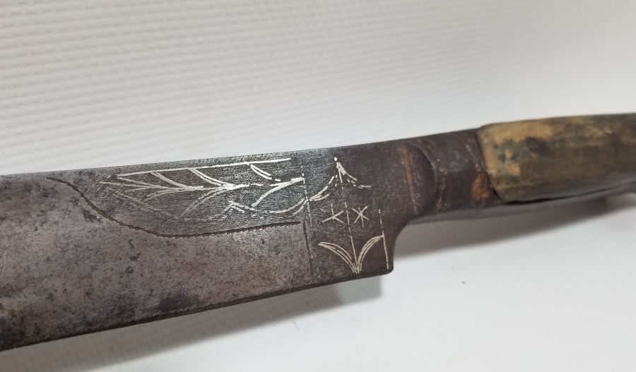 GÜMÜŞ ÇAKMA İŞÇİLİKLİ OSMANLI DÖNEMİ YATAĞAN KILICI