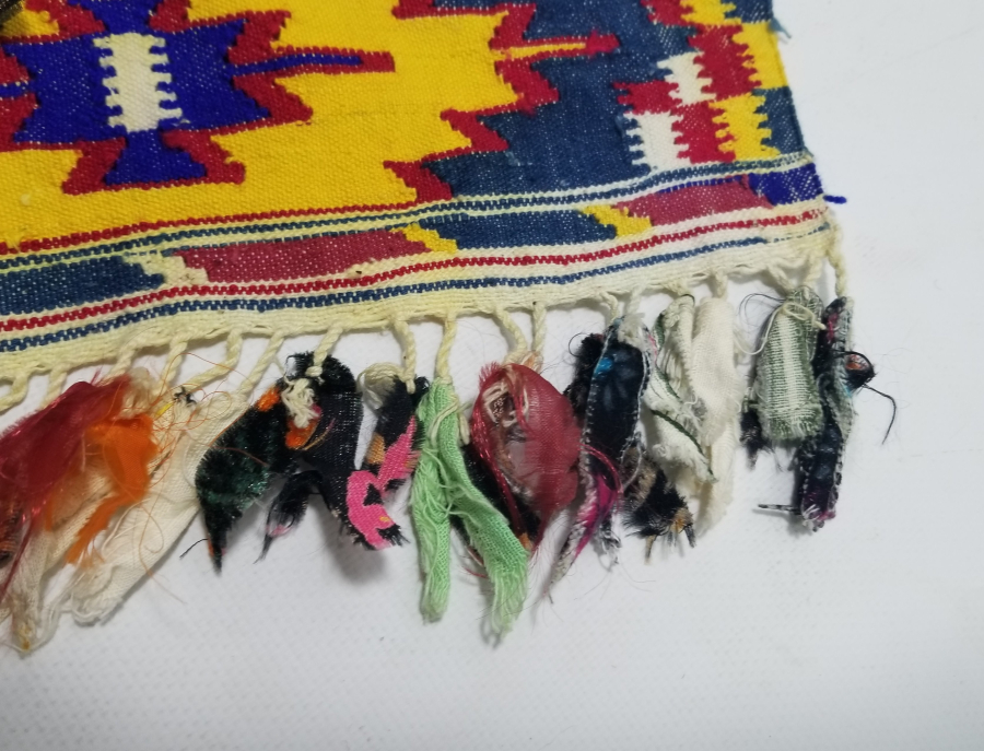 OSMANLI DÖNEMİ EL DOKUMA İŞLEMELİ YAĞLIK