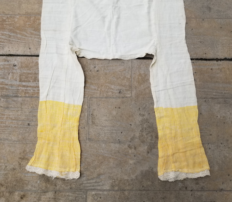 OSMANLI DÖNEMİ EL DOKUMA PAMUKLU ŞALVAR İÇLİĞİ