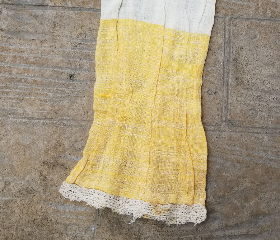 OSMANLI DÖNEMİ EL DOKUMA PAMUKLU ŞALVAR İÇLİĞİ