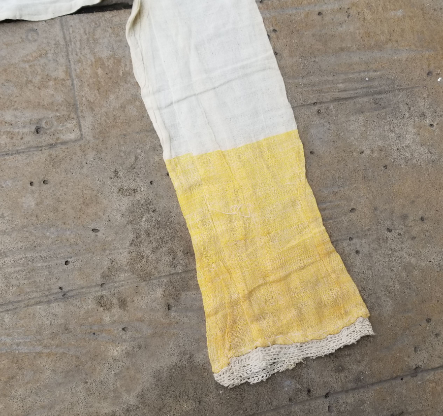 OSMANLI DÖNEMİ EL DOKUMA PAMUKLU ŞALVAR İÇLİĞİ