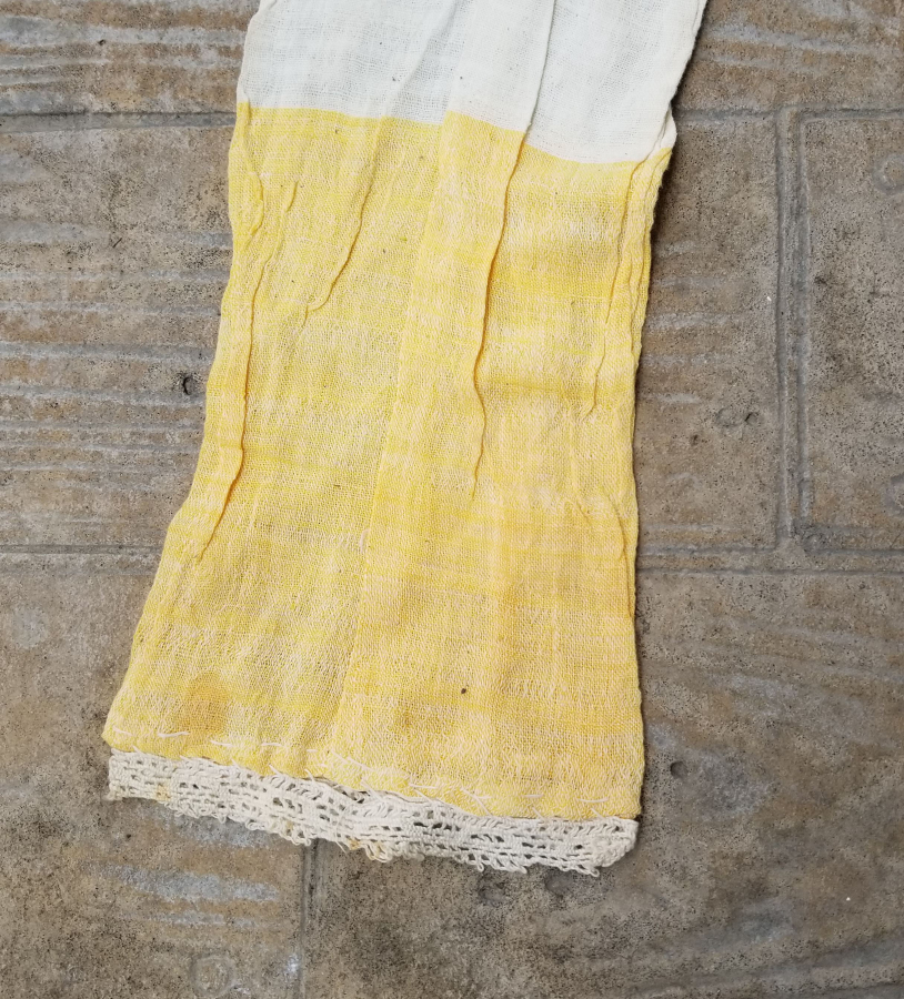 OSMANLI DÖNEMİ EL DOKUMA PAMUKLU ŞALVAR İÇLİĞİ