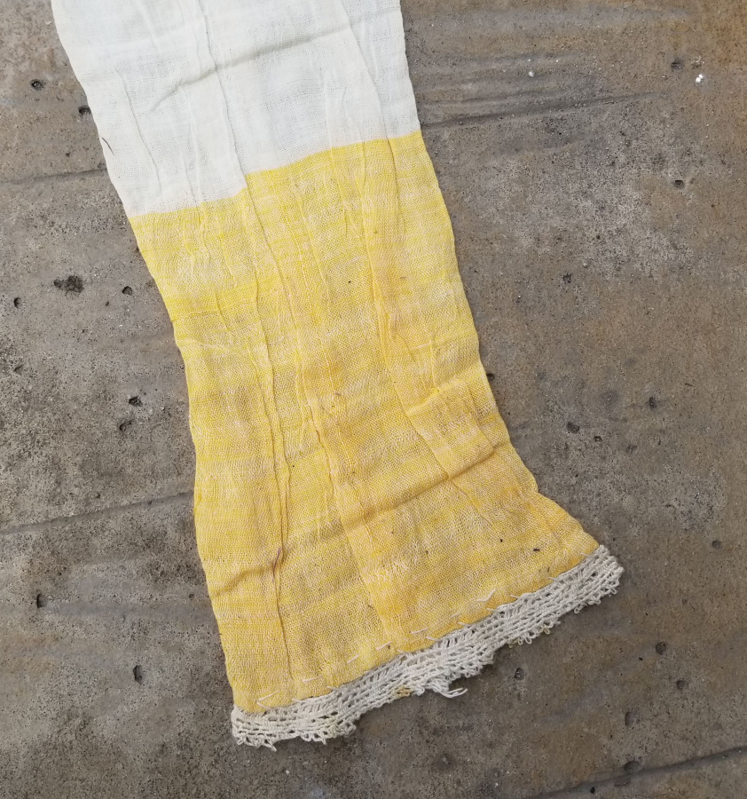 OSMANLI DÖNEMİ EL DOKUMA PAMUKLU ŞALVAR İÇLİĞİ