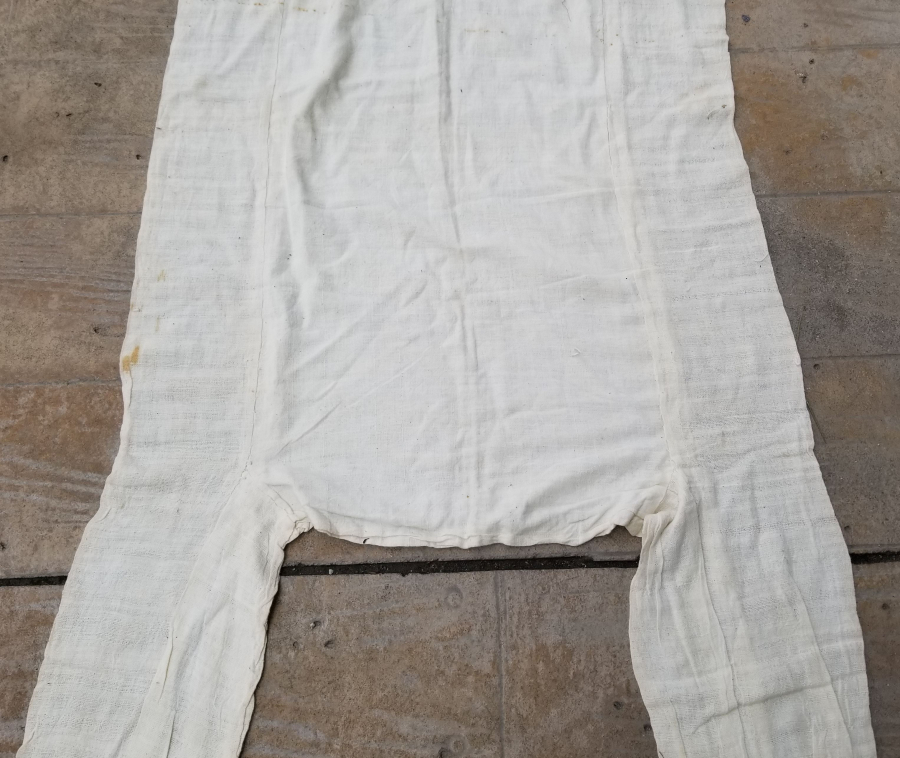 OSMANLI DÖNEMİ EL DOKUMA PAMUKLU ŞALVAR İÇLİĞİ