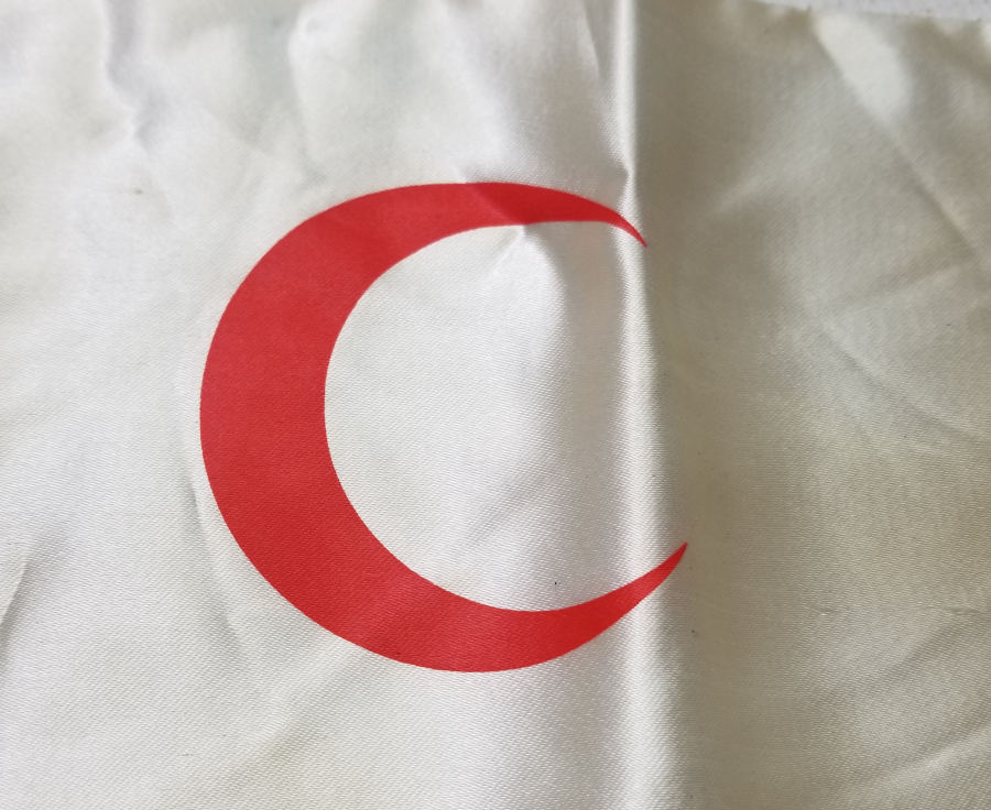 ANTİKA KIZILAY İPEK BAYRAK