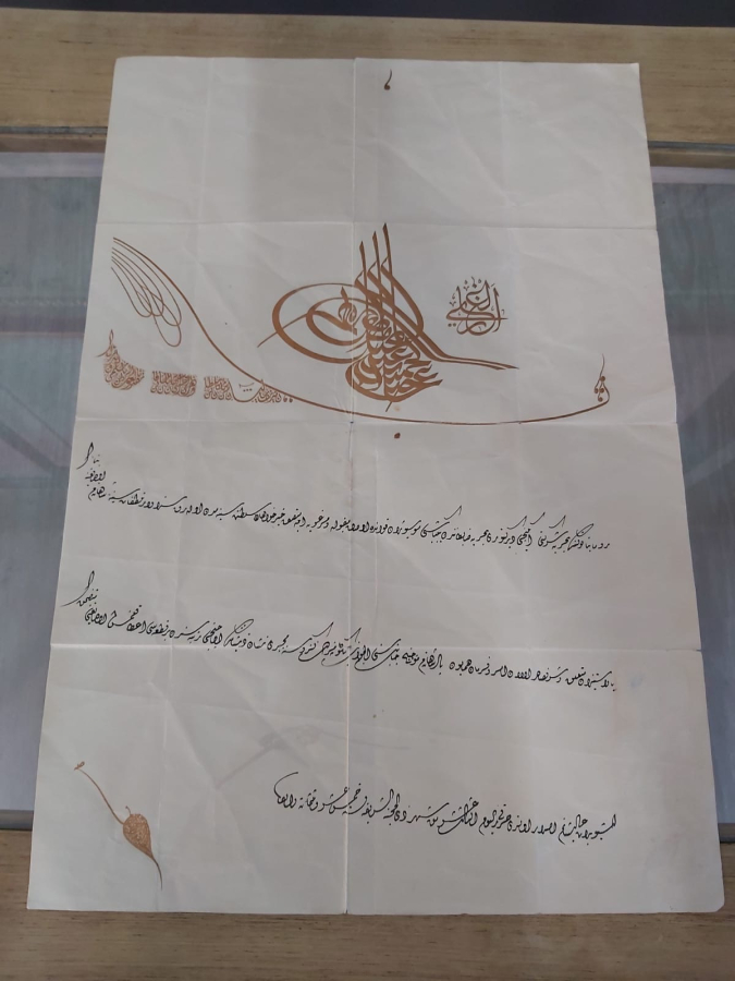 SULTAN ABDÜLHAMİT HAN DÖNEMİ MECİDİ NİŞANI BERATI