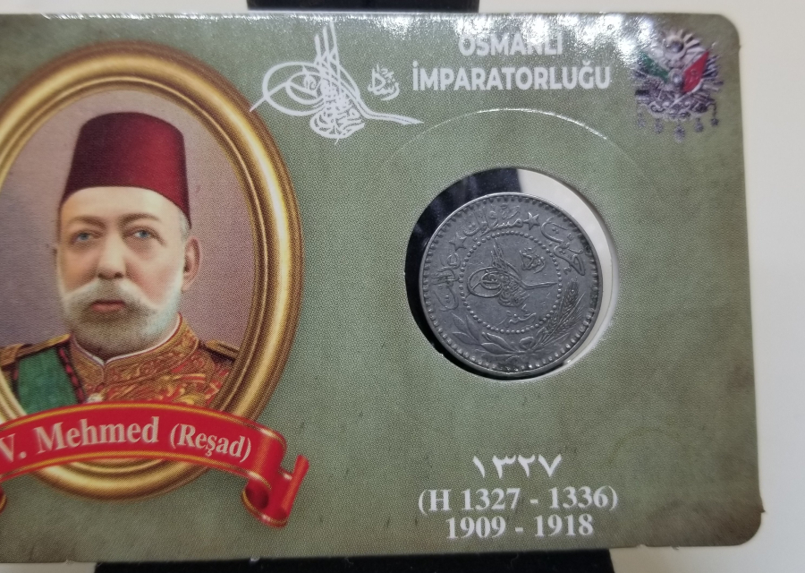 MEHMED REŞAD HAN DÖNEMİ KAPAMASINDA NİKEL 10 PARA