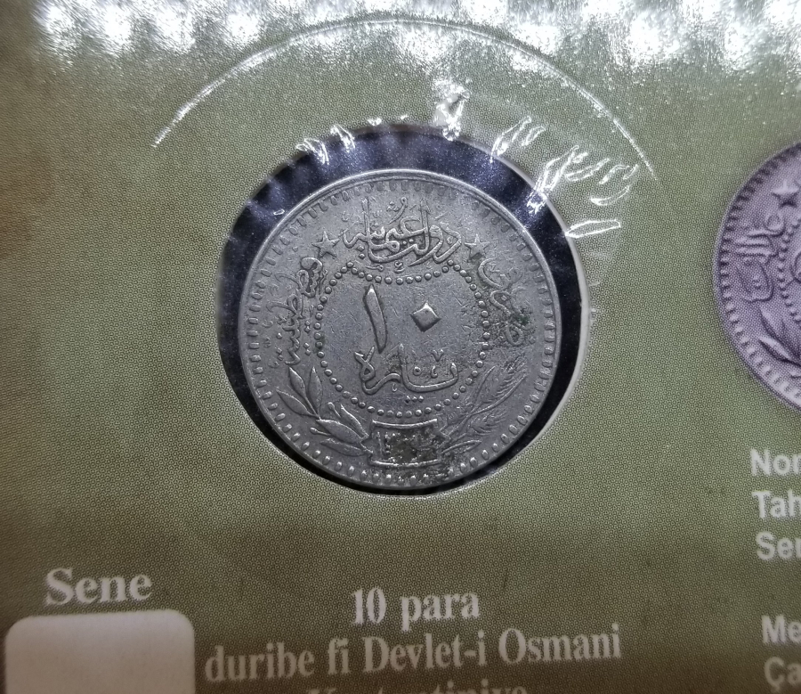 MEHMED REŞAD HAN DÖNEMİ KAPAMASINDA NİKEL 10 PARA