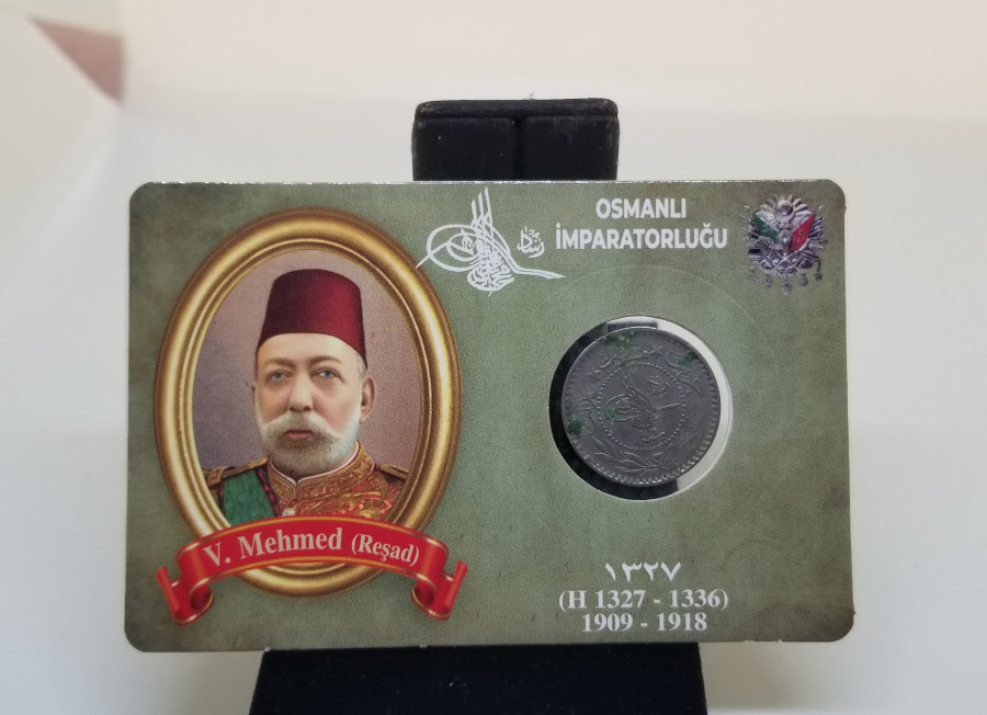 MEHMED REŞAD HAN DÖNEMİ KAPAMASINDA NİKEL 10 PARA