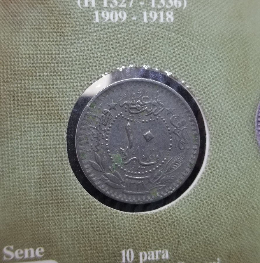 MEHMED REŞAD HAN DÖNEMİ KAPAMASINDA NİKEL 10 PARA